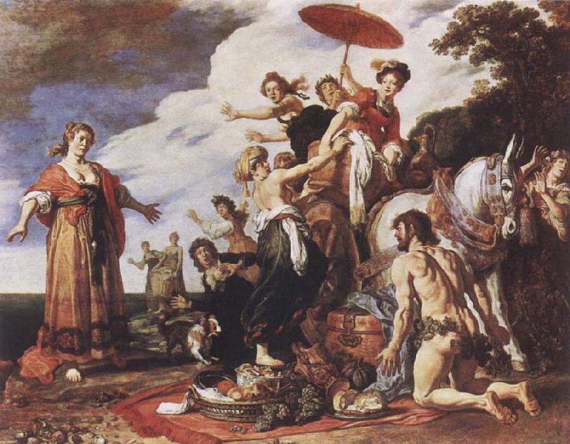 LASTMAN, Pieter Pietersz. Odysseus and Nausicaa France oil painting art
